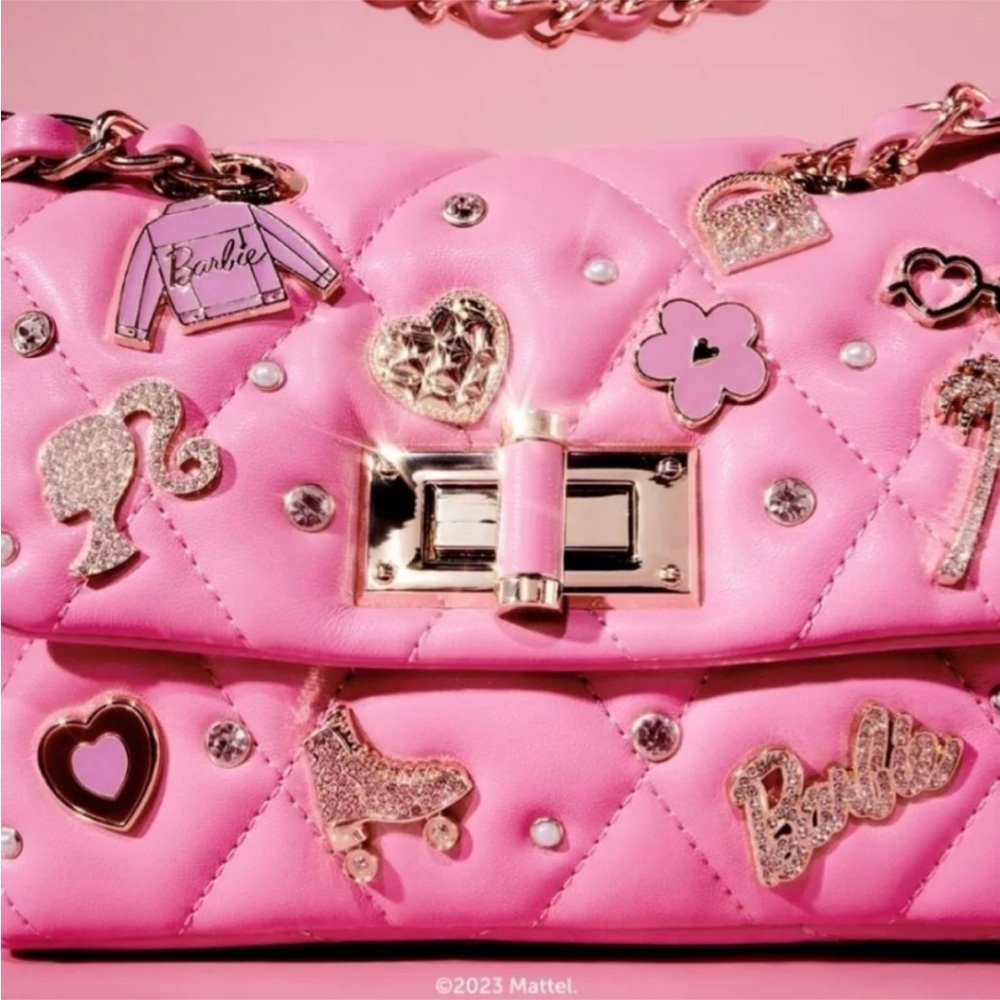 Barbie Quilted Charm Handbag Crossbody, Barbie Aldo Crossbody - Picture 7 of 15